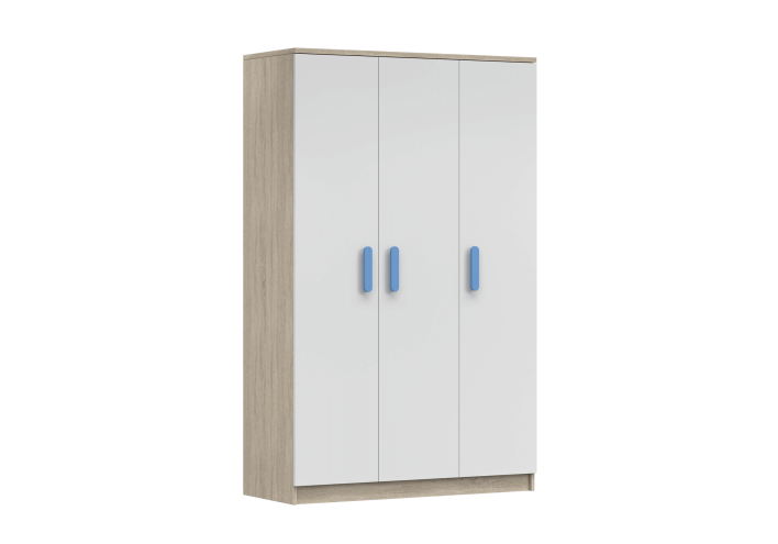 WORDROBE 3D OAK_WHITE M01310 HANDLE BLUE.png