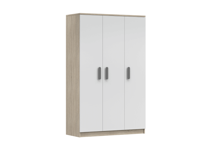 WORDROBE 3D OAK_WHITE M01310 HANDLE GRAY.png