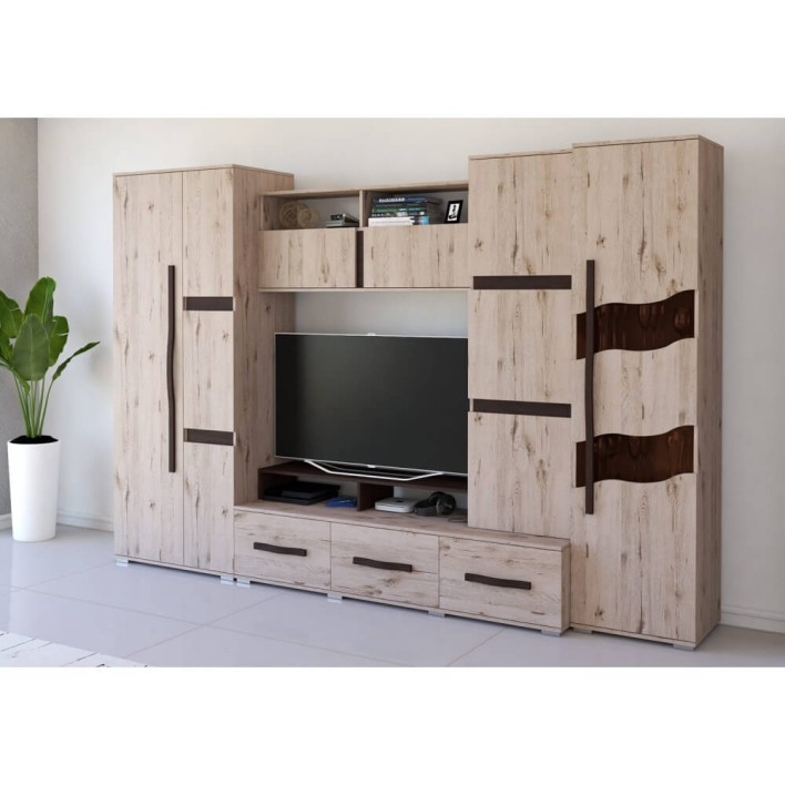 WALL UNIT SAN MARINO CRAFT GRAY_CHOCOLATE M00481 WARDROBE M01383.jpg