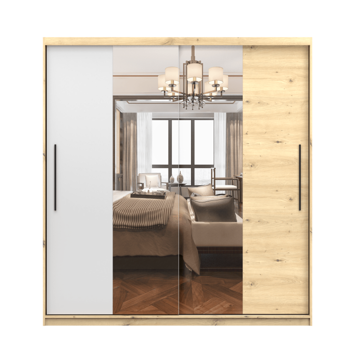 WARDROBE 2D ARTISAN_WHITE M09002 + MIRROR.png
