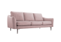 różowa sofa do salonu cloud 60