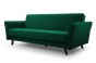 sofa na nóżkach butelkowa zieleń KRONOS 19