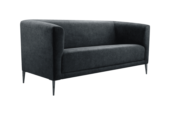 czarna sofa loftowa vena 20