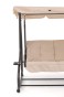 Huśtawka ogrodowa GRACJA YN8209 | Czarny | Poduszki beżowe | OUTLET-10