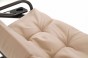 Huśtawka ogrodowa GRACJA YN8209 | Czarny | Poduszki beżowe | OUTLET-17