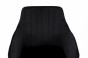 Krzesło tapicerowane DC-0084-2 | czarny welur | czarne nogi | OUTLET-12