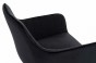 Krzesło tapicerowane DC-0084-2 | czarny welur | czarne nogi | OUTLET-14