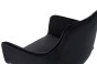 Krzesło tapicerowane DC-0084-2 | czarny welur | czarne nogi | OUTLET-15