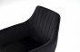 Krzesło tapicerowane DC-0084-2 | czarny welur | czarne nogi | OUTLET-16