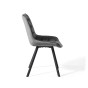 Krzesło obrotowe DC-6030S | welur | szare | OUTLET-6