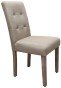Krzesło tapicerowane drewniane MY8683 beż sawana | OUTLET-1