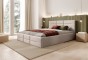 Łóżko tapicerowane z pojemnikiem SFG0142 | 180x200 | Boucle | Beż #3-3