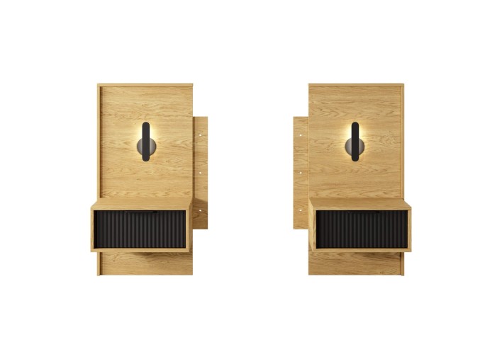 stoliki nocne z oświetleniem LED