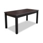 Stół rozkładany prostokątny S18 90x170/250 | Wenge | OUTLET-1