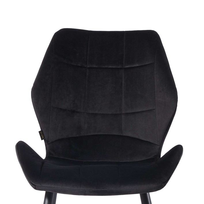 nowoczesne krzesło do jadalni czarne