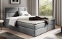 Łóżko kontynentalne z pojemnikiem i topperem ORLANDO | 140x200 | Kolor do wyboru-2