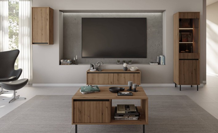 OSAKA - SZAFKA WISZĄCA 501, RTV 302, STOLIK KAWOWY 201, WITRYNA 101 (+LED) DĄB EVOKE.jpg