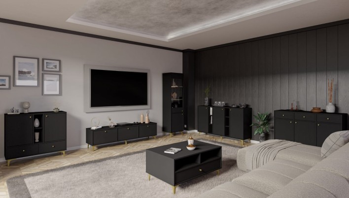 TOKYO 1 - KOMODA 824, RTV 303, WITRYNA 101, KOMODA 823+827, STOLIK KAWOWY 201 CZARNY v1.jpg