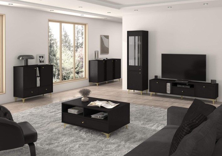 TOKYO 1 - KOMODA 825+822, WITRYNA 101, RTV 313, STOLIK 201 CZARNY GRAFIT.jpg