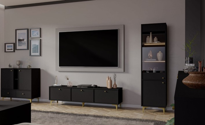 TOKYO 1 - KOMODA 824, RTV 303, WITRYNA 101 CZARNY.jpg