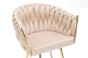 Krzesło obrotowe DC-7077S360 welur | beż #5 | OUTLET-20