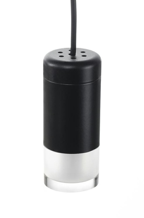 Lampa wisząca FLUSSO LINE 6 czarna