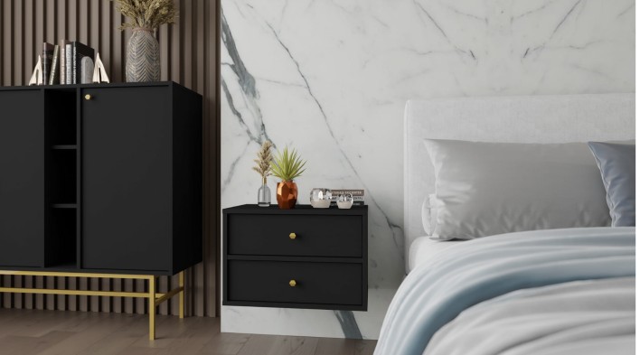 TOKYO 4 - STOLIK NOCNY 801 + TOKYO 3 - KOMODA 823 CZARNY GRAFIT.jpg