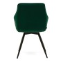 Krzesło obrotowe DC-0084-6 | welur | Zielony | OUTLET-7