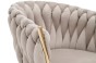 Krzesło obrotowe DC-7077S360 welur | ciemny beż #7 | OUTLET-18