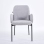 Krzesło tapicerowane CX2024 szary baranek boucle | OUTLET-3