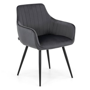 Krzesło tapicerowane DC-0084-2 szare | OUTLET