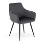 Krzesło tapicerowane DC-0084-2 szare | OUTLET-11