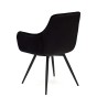 Krzesło obrotowe DC-0084-3 | welur | czarne | OUTLET-6