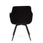 Krzesło obrotowe DC-0084-3 | welur | czarne | OUTLET-7