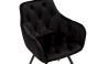 Krzesło obrotowe DC-0084-3 | welur | czarne | OUTLET-8
