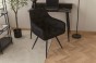 Krzesło obrotowe DC-0084-3 | welur | czarne | OUTLET-13