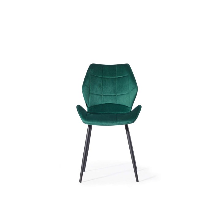 nowoczesne krzesło do jadalni butelkowa zieleń