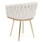 Krzesło obrotowe DC-7077S360 | Biały boucle | OUTLET-9