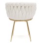 Krzesło obrotowe DC-7077S360 | Biały boucle | OUTLET-10
