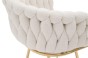 Krzesło obrotowe DC-7077S360 | Biały boucle | OUTLET-17