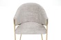Krzesło Glamour DC-890-1 | jasny beż | boucle | złote nogi-8