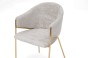 Krzesło Glamour DC-890-1 | jasny beż | boucle | złote nogi-9