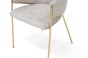 Krzesło Glamour DC-890-1 | jasny beż | boucle | złote nogi-11