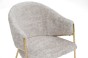 Krzesło Glamour DC-890-1 | jasny beż | boucle | złote nogi-13