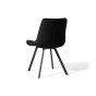 Krzesło obrotowe DC-6030S | welur | czarne | OUTLET-9