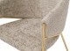 Krzesło Glamour DC-890-1 beż | boucle | złote nogi | OUTLET-10