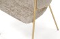 Krzesło Glamour DC-890-1 beż | boucle | złote nogi | OUTLET-11