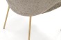 Krzesło Glamour DC-890-1 beż | boucle | złote nogi | OUTLET-13