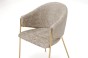 Krzesło Glamour DC-890-1 beż | boucle | złote nogi | OUTLET-14