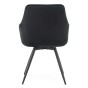 Krzesło obrotowe DC-0084-6 | Welur | Czarny | OUTLET-7